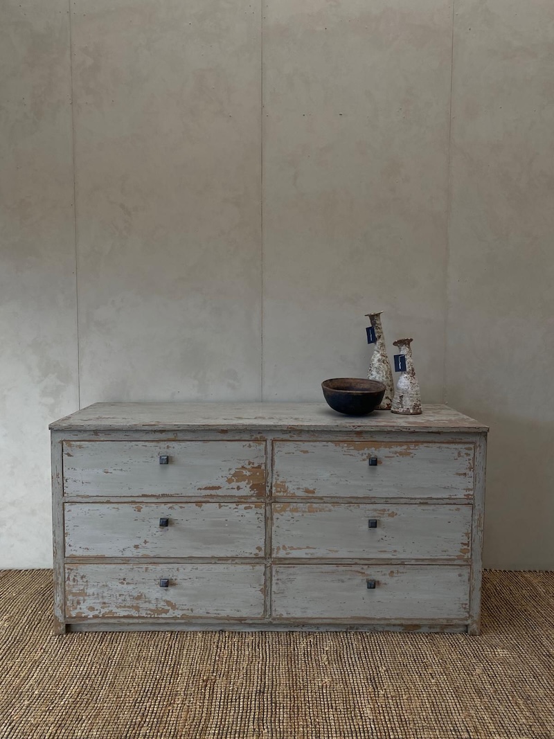 Commode met zes lades